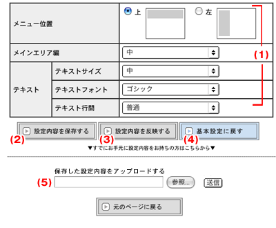 〈フリーセッティング機能〉