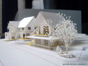図4-19　住宅プラン個別ヒアリングにより完成したみついけ全体の平面図と模型 (写真：齊木研究室　2005.7)