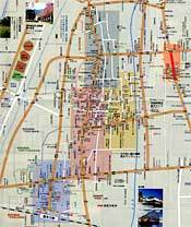 図-1 喜多方調査対象地区位置図