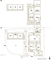 図10 図7のa地点の住居(雷邸住居)平面図　2005年9月5日