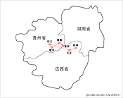 図4 調査行程図