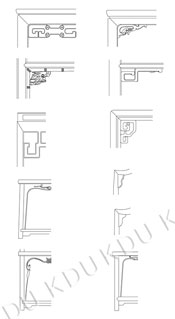 図2　王家大院の家具における支え框および支え板