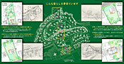 図1-1-3 「ガーデンシティ舞多聞」の 住まい方のイメージを示したパンフレット (作成:齊木研究室、2003)
