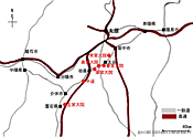 図5　調査対象地の分布図