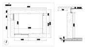 図1　版築実験居室の平面図、断面図