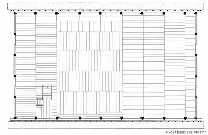 図1-6　屋根裏平面図　1:125　