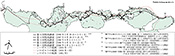 図8　現地調査航路図(作成：木下怜子、宮代隆司、齊木崇人,2009)