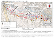 図13　線路跡遊歩道を組み入れた散策コース及びサイクリングコース