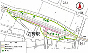 図15　原形保存地区D　石野駅配置図